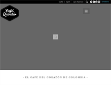 Tablet Screenshot of cafequindio.com.co